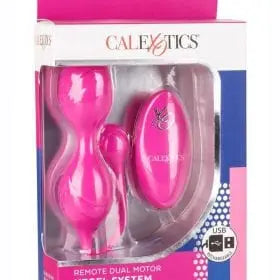 CalExotics™ – Remote Dual Motor Kegel System (Recargable · Multi-Speed · Waterproof)