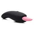 Inmi Luscious Licker 7X – Silicone Licking Tongue Clitoral Stimulator (Black/Pink)