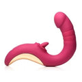 Lickgasm™ Tease & Please – Thrusting + Licking Vibrator (Rechargeable · Pink)