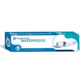 Magic Wand Plus HV-360 – Waterproof Rechargeable Multispeed Massager (White/Blue)