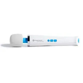 Magic Wand Plus HV-360 – Waterproof Rechargeable Multispeed Massager (White/Blue)