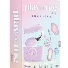 Play With Me – Snapstar™ Rechargeable Vibrator Set with Remote (4-Piece) – Purple