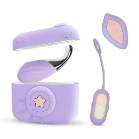 Play With Me – Snapstar™ Rechargeable Vibrator Set with Remote (4-Piece) – Purple