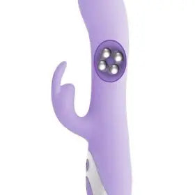 Spinderella™ – Vibrador Rabbit de Silicona Recargable (Purple)
