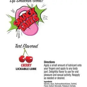 Lubricante Besable Smack Tarts 2oz – Cereza Ácida (Sour Cherry)
