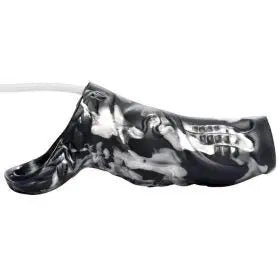 Creature Cocks Night Prowler – Squirting Silicone Penis Enhancer (Silver/Black)