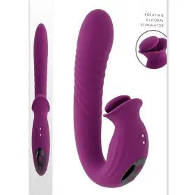 Deep Ecstasy™ – Vibrador Rabbit de Silicona Premium con Empuje y Estimulador Clitorial (Recargable)