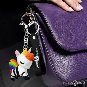 Unicorn Luxe Keychain – Edición Arcoíris